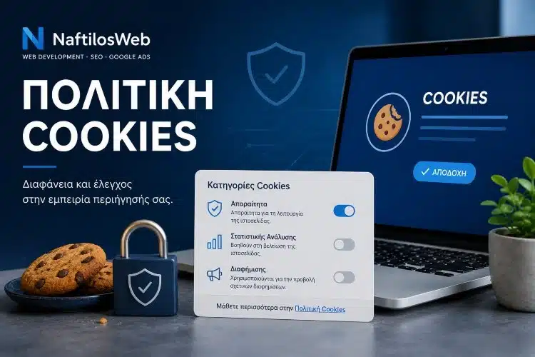 Πολιτική Cookies και προστασία δεδομένων της NaftilosWeb