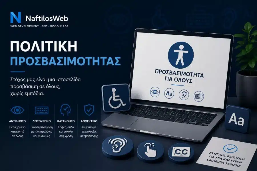 Πολιτική Προσβασιμότητας της NaftilosWeb
